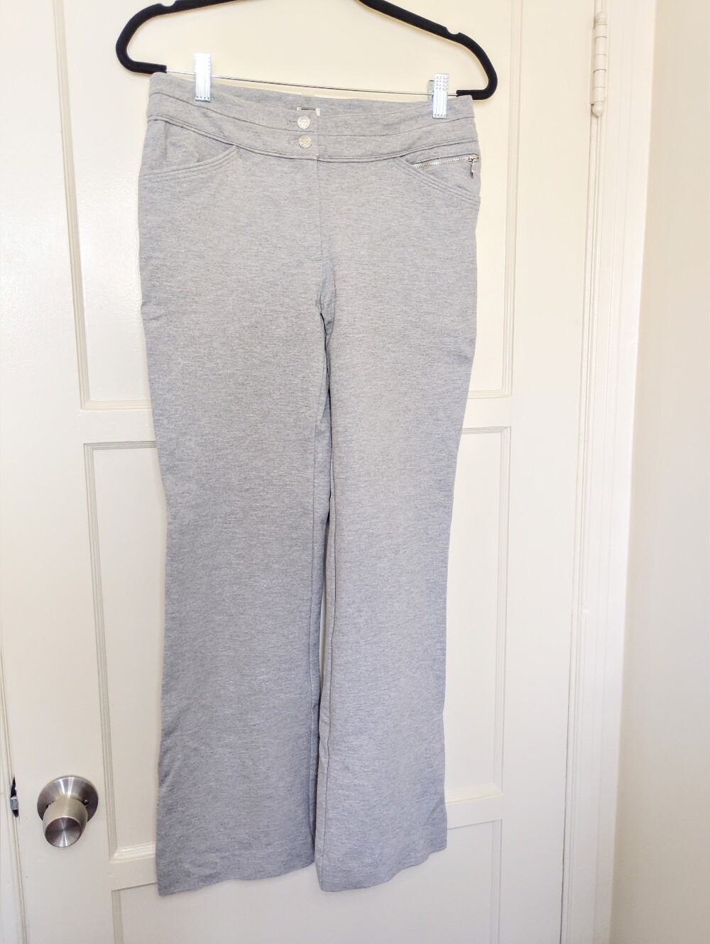 Anne Klein Light Gray Women's Knit Pants Size 4